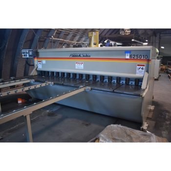 2018 ACCURSHEAR 10 FT. X 1/4 IN. MODEL 625010 HYDRAULIC POWER SQUARING SHEAR S/N 7112, 48 IN.