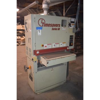 TIMESAVERS 24 IN. SERIES 60 MODEL 6025-M SINGLE HEAD WIDE BELT SANDER/POLISHER S/N 282780, 338