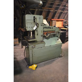 PIRANHA 35 TON MODEL PII-35 IRONWORKER S/N 77 (1992/93), PUNCH: 3/16 IN. DIAMETER THROUGH 1/2 IN.,