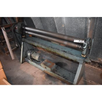 ENCO 48 IN. MODEL 130-5511 POWER BENDING ROLL, S/N 761522 (1987), 3 PH. (CRACK IN CASTING)