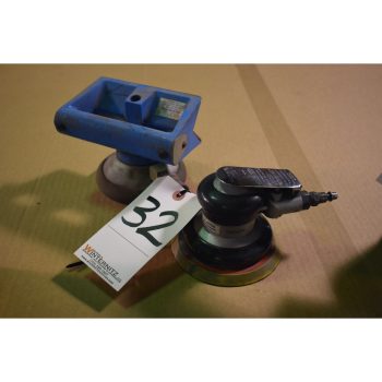 LOT (2) PNEUMATIC RANDOM ORBITAL SANDERS