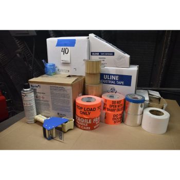 LOT ASST. PACKING SUPPLIES, ETC.