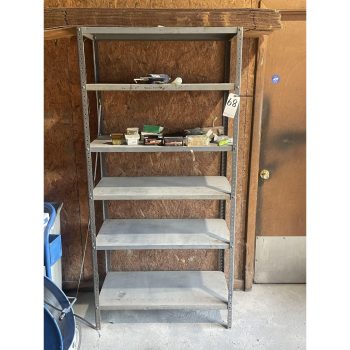 1 SECTION OF BOLT-TOGETHER STEEL SHELVING