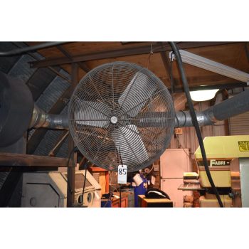 LOT (2) BREEZE MAKER POST MOUNTED FAN