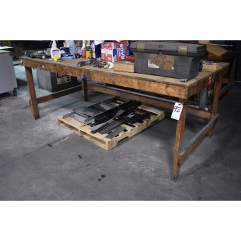 LOT (2) WOOD WORKBENCHES