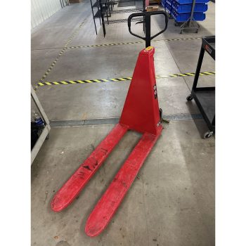 Uline Heavy Duty Scissor Lift Truck with 21" Wide Forks and 3000 LB Capacity | Rig Fee $30