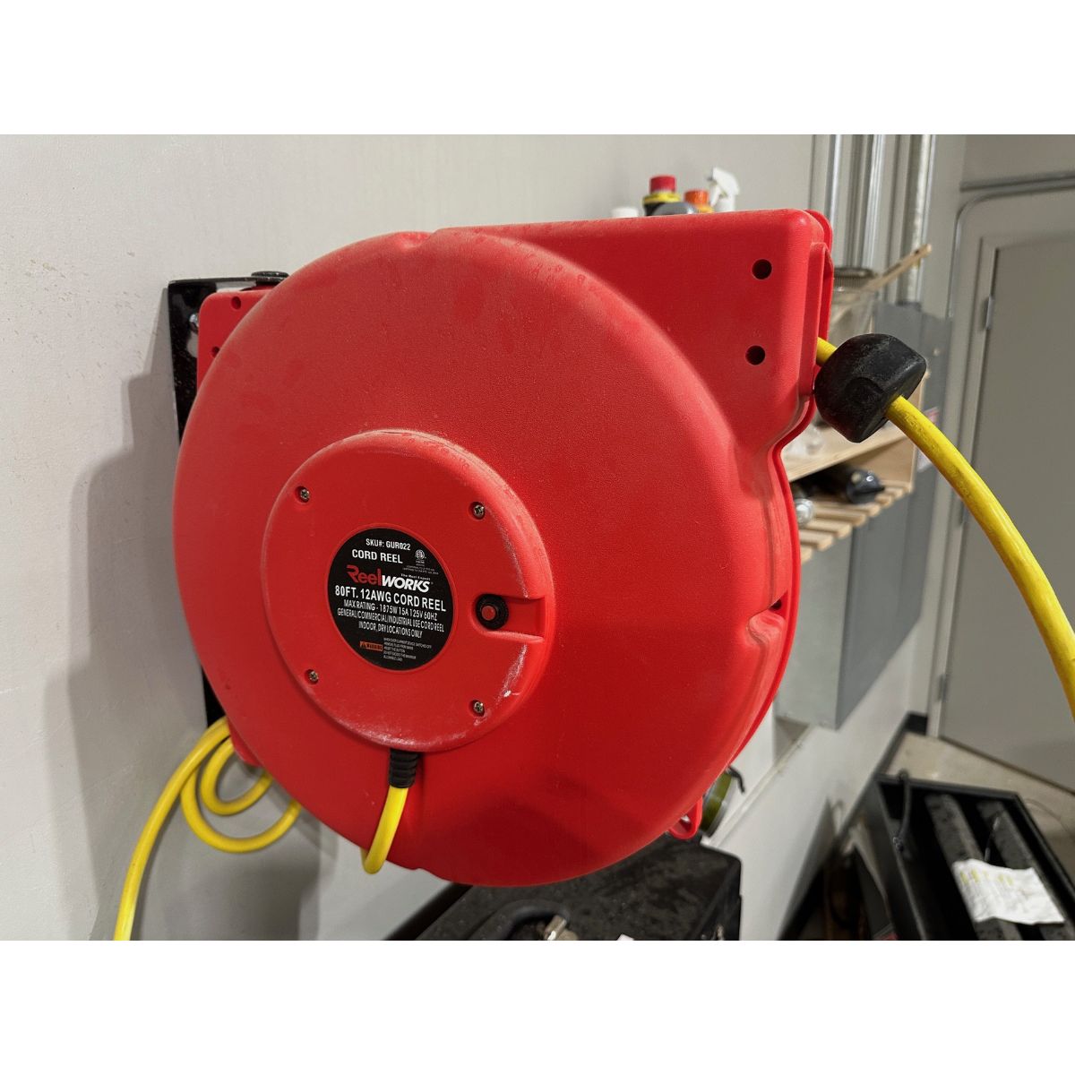 Reelworks 80 Foot 12 AWG Cord Reel | Rig Fee $25