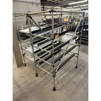 Lot of (2) Lightweight Gravity Fed Shelves | Rig Fee $40