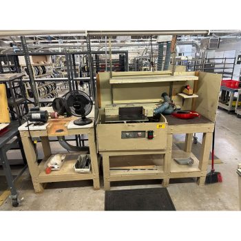 Lot of (2) Grinder Workstations with Contents | Rig Fee $225
