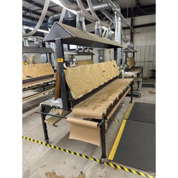 Lot of (2) Workstations with Welded Exhaust Hoods (Approx. 52" x 10' x 102" O.H. wi | Rig Fee $375