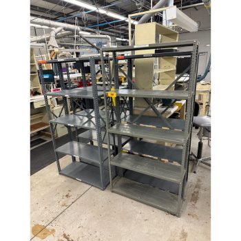Lot of (4) Metal Shelving Units | Rig Fee $40