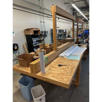 Lot of Shipping Station with Contents (Approx. 11'6" x 5') | Rig Fee $275