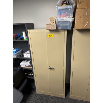 Lot of 2-Door Cabinet (Computer and Networking Equipment Not Included) | Rig Fee $50