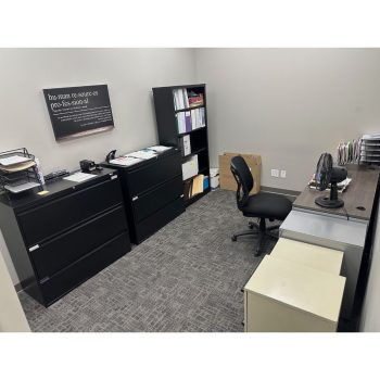 Lot of Office Furniture - File Cabinets, Desks and Shelves | Rig Fee $250