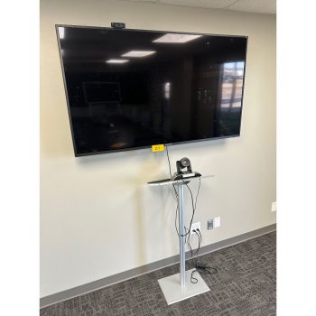 Lot of TV, Video Camera and Podium in Conference Room | Rig Fee $125