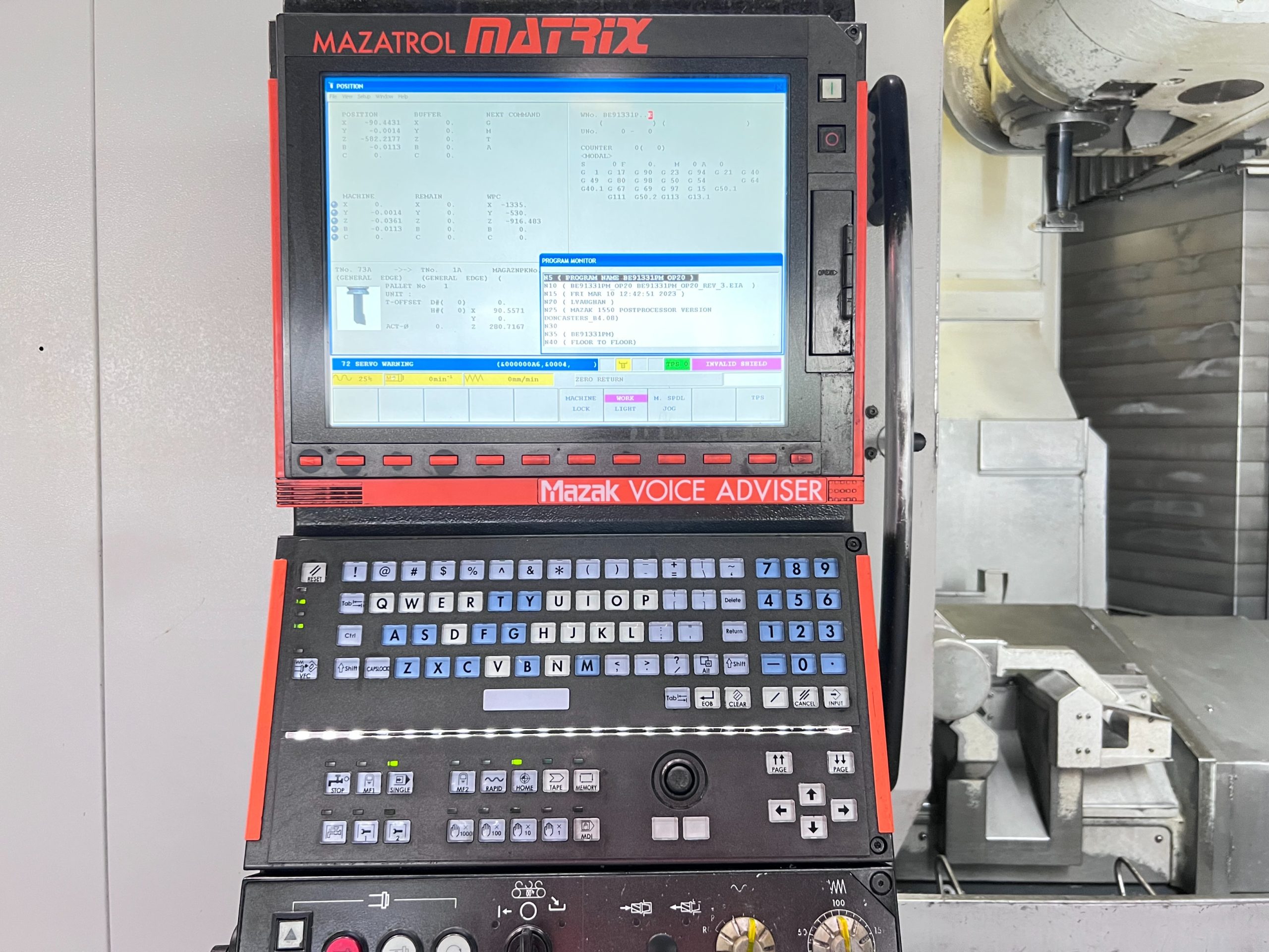 Mazak Integrex E-1060V/8 CNC Machining Centre - Image 13