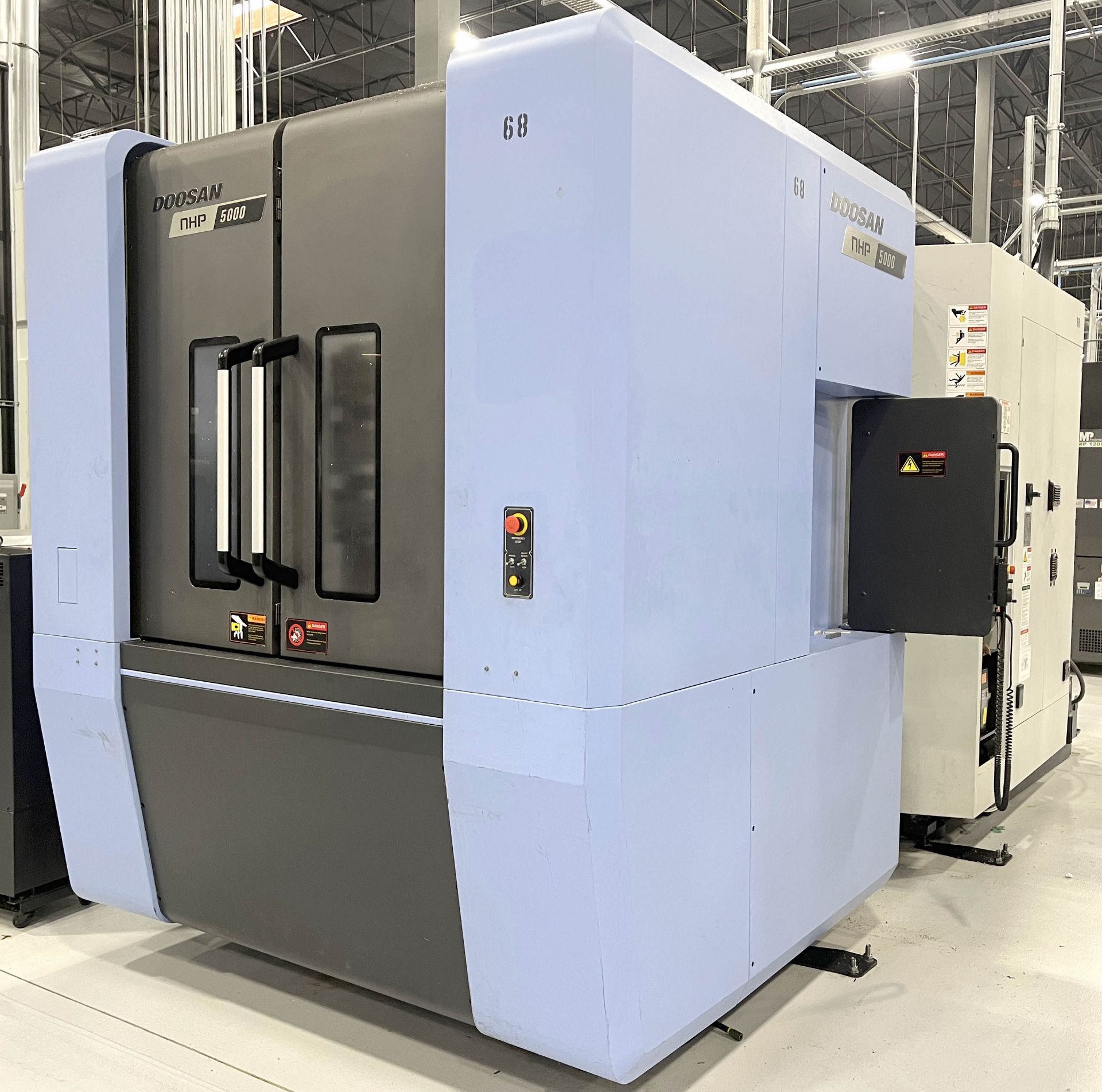 2019 Doosan NHP 5000 dual pallet CNC horizontal machining center with 120-tool ATC