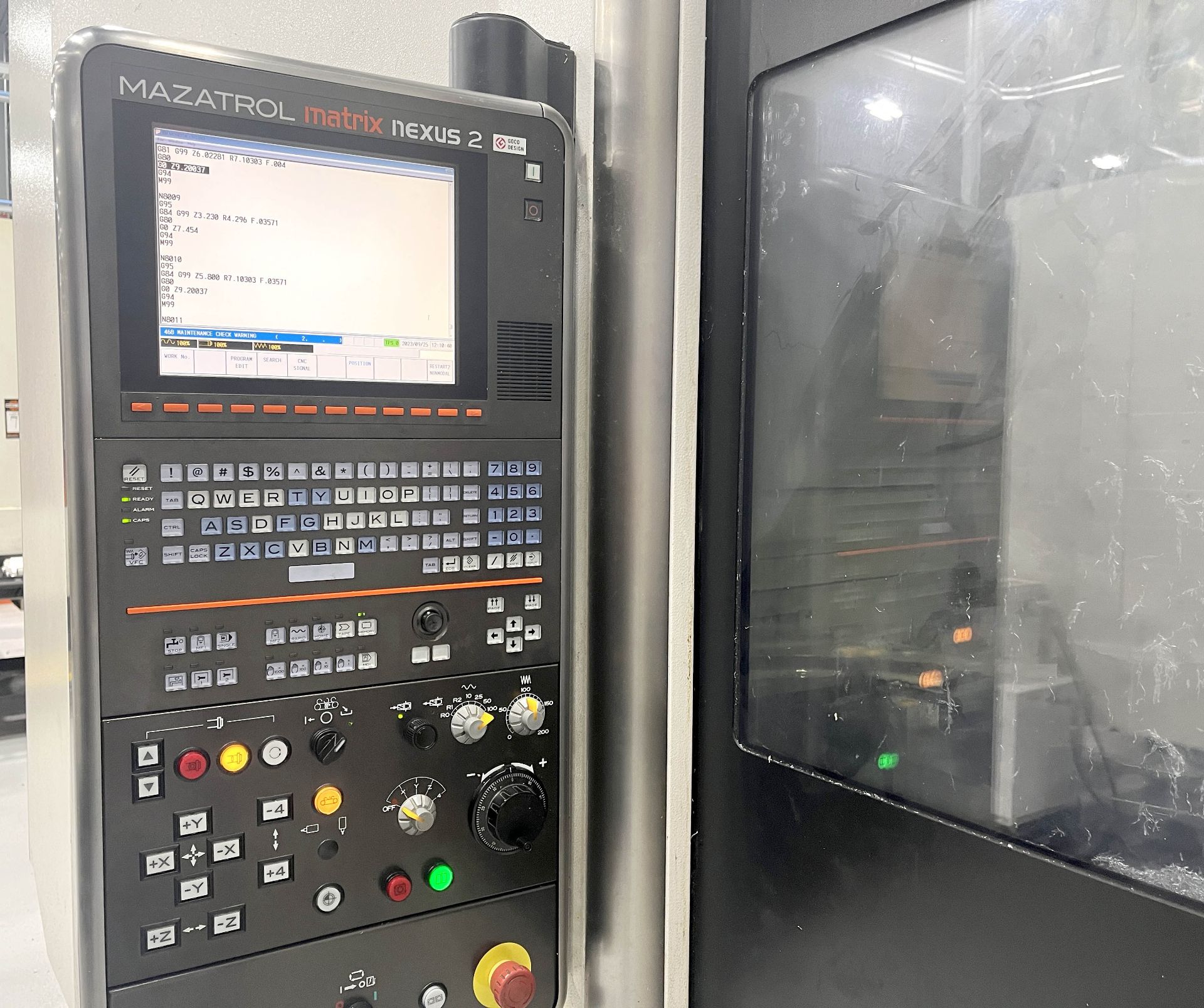 2014 Mazak Model HCN Nexus 5000 III Dual Pallet CNC Horizontal Machining Center - Image 9